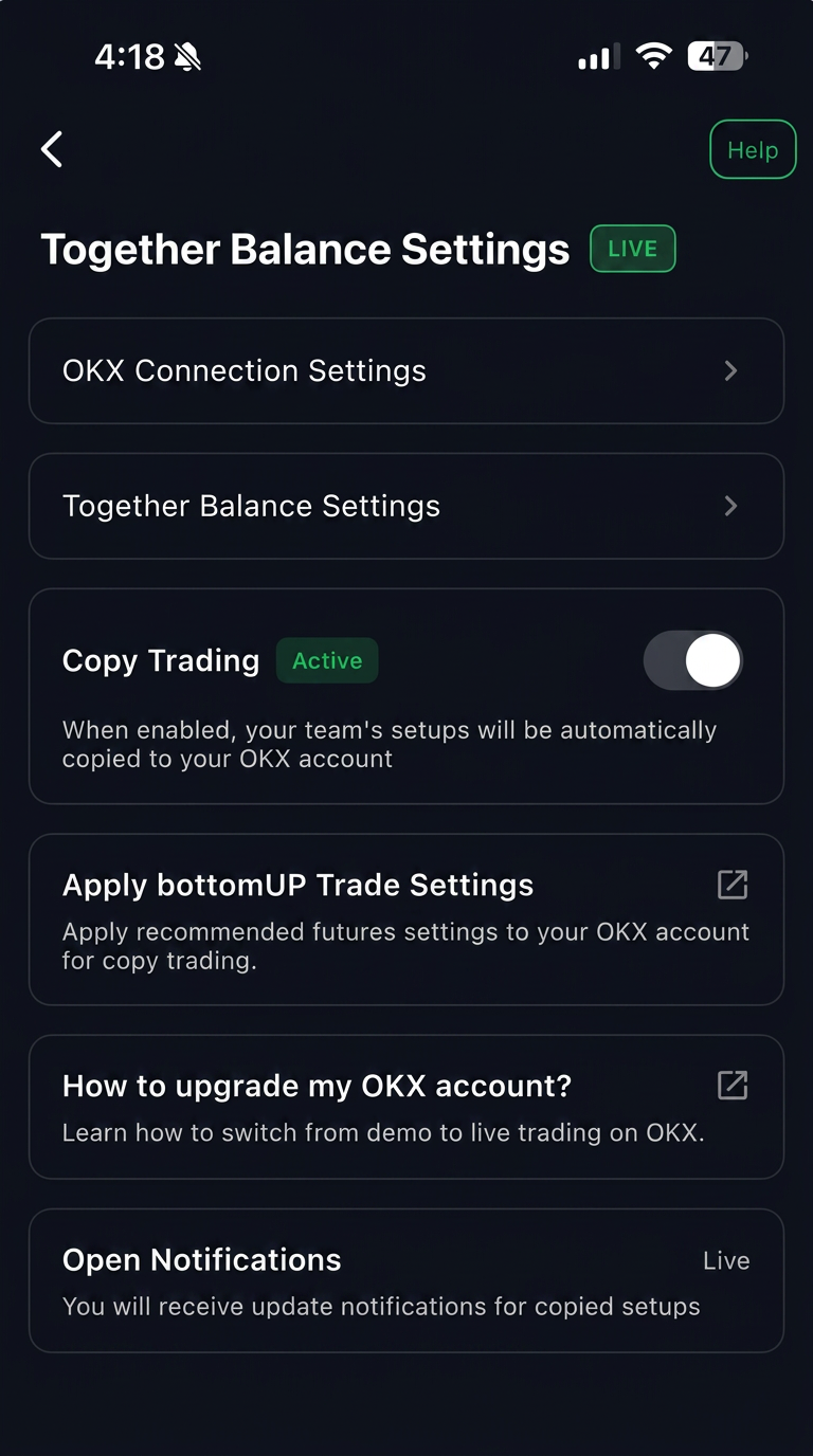 Bağlantı ayarları